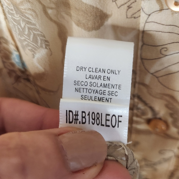 100% Silk Floral Dress - Picture 9 of 9